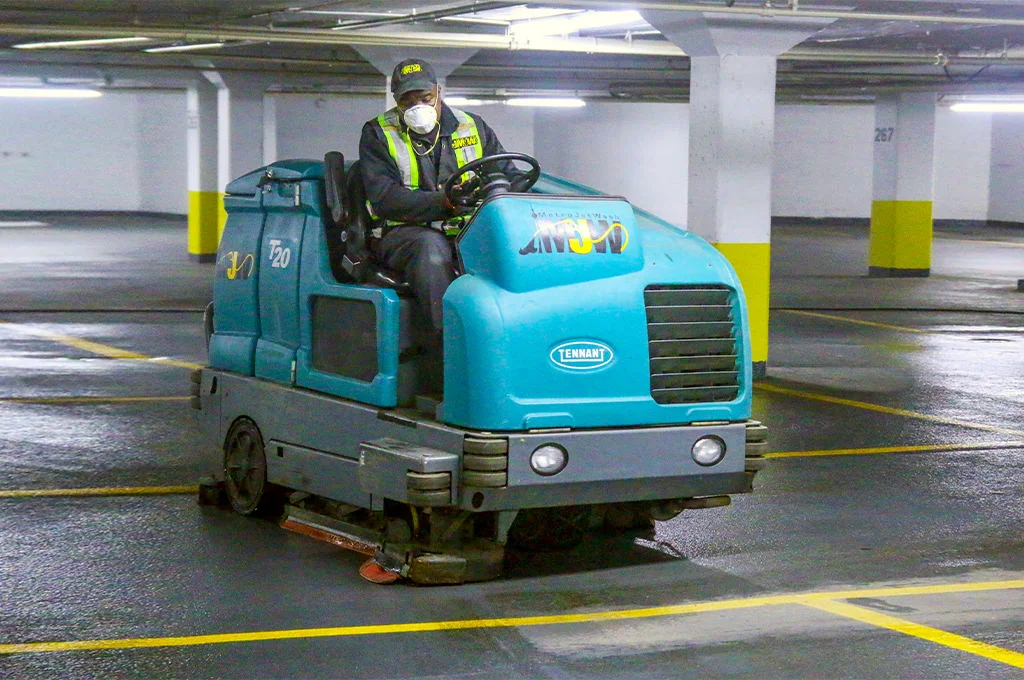 MJW London 3 Underground and Parking Lot Sweeping and Washing